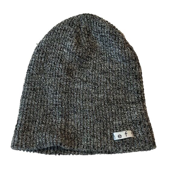 Neff Knit Beanie One Size Winter Cap Gray Outdoor Hat Warm Snowboard Skate Ski - Picture 1 of 7